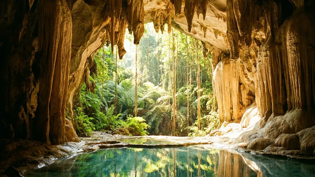 Khao Mai Kaew: the Koh Lanta cave you reach on foot, with a guide and a crawl on the way out
