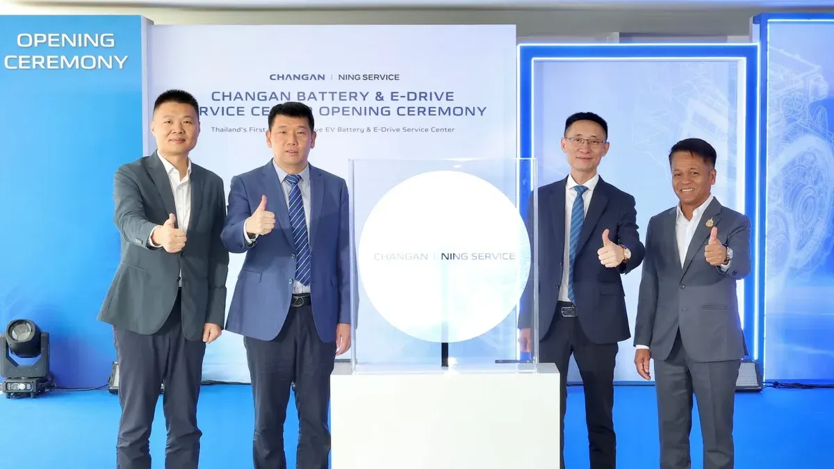 Changan Opens Thailand's First EV Battery Service Center