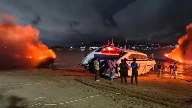 Police Close Chalong Speedboat Fire Probe as Unsolved