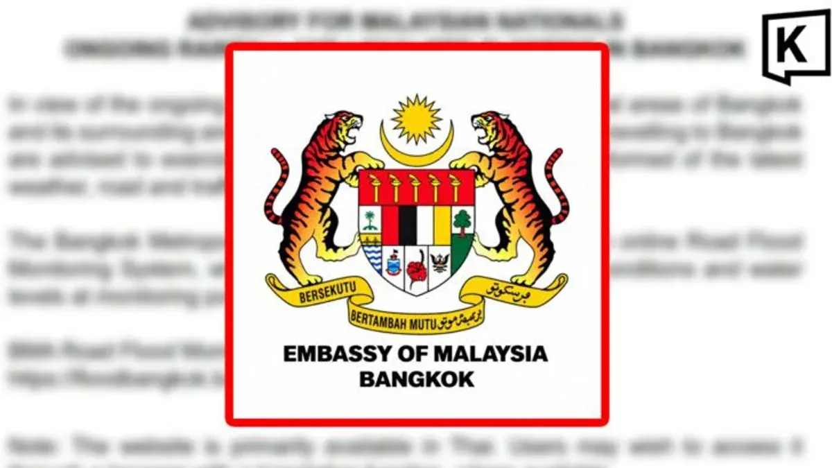 Malaysian Embassy Issues Bangkok Flood Alert