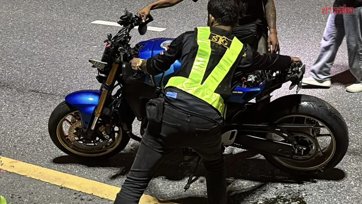 Russian Motorcyclist Dies After Crashing into Tree in Pattaya
