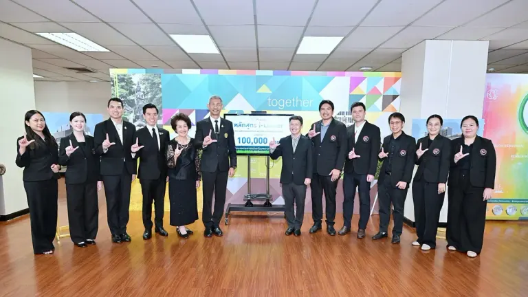 Kasetsart University Engineering Program Donates 100,000 Baht for Hospital Project