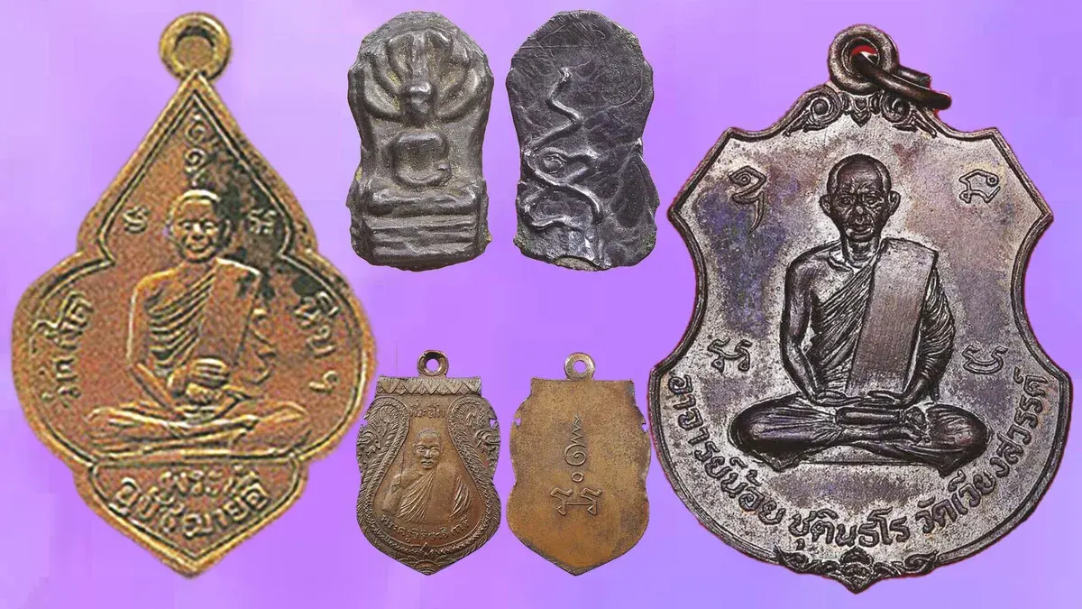 Rare Buddha Amulets From Revered Eastern Thai Masters