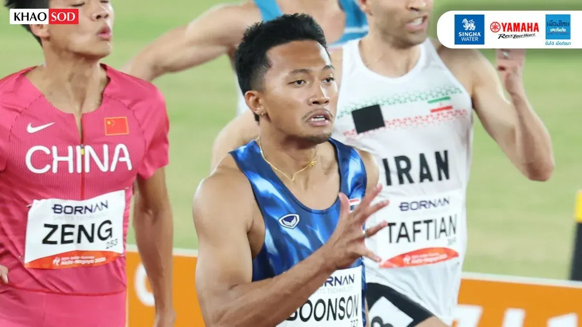 Thai Sprinter Phuripol Breaks Asian Games Record in 100m