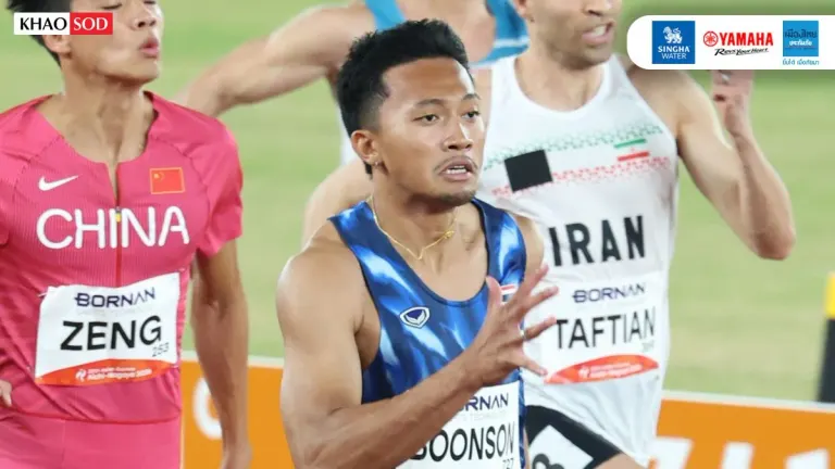 Thai Sprinter Phuripol Breaks Asian Games Record in 100m