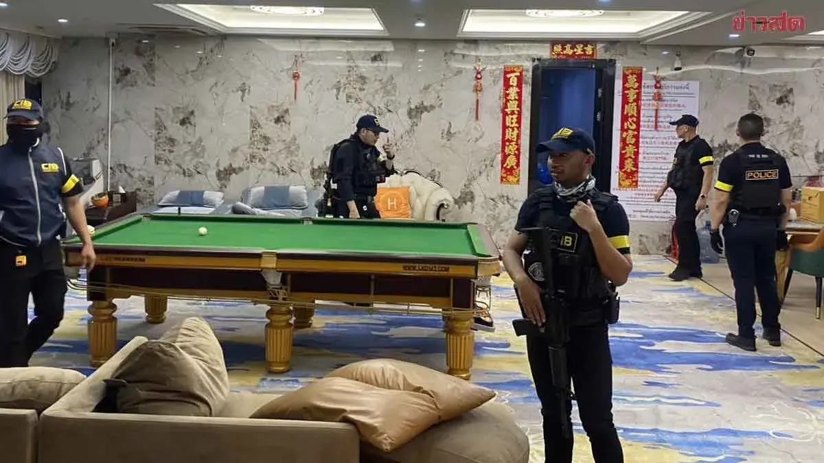 Police Raid Illegal Chinese Gambling Den Operating from Luxury Hotel