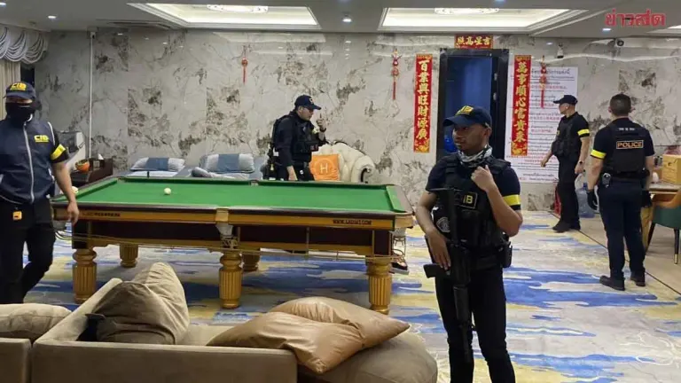 Police Raid Illegal Chinese Gambling Den Operating from Luxury Hotel
