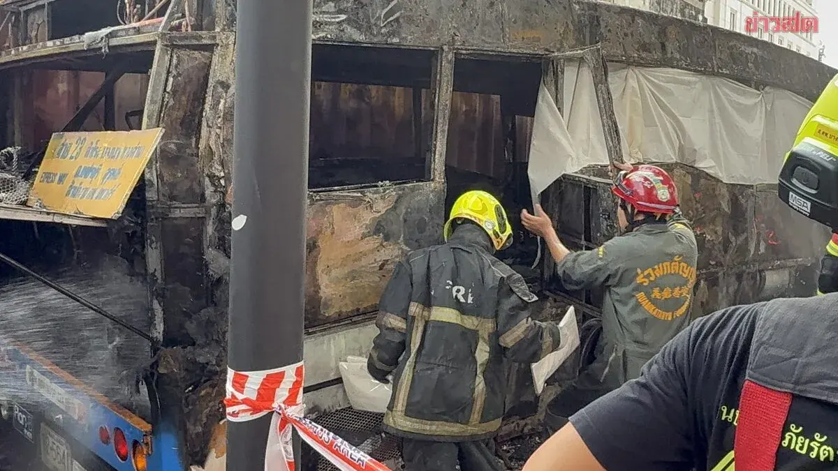 State Railway of Thailand Addresses Freight Train Collision with Bus at Asok-Din Daeng Intersection; 8 Dead, 32 Injured with Maximum Care Provided