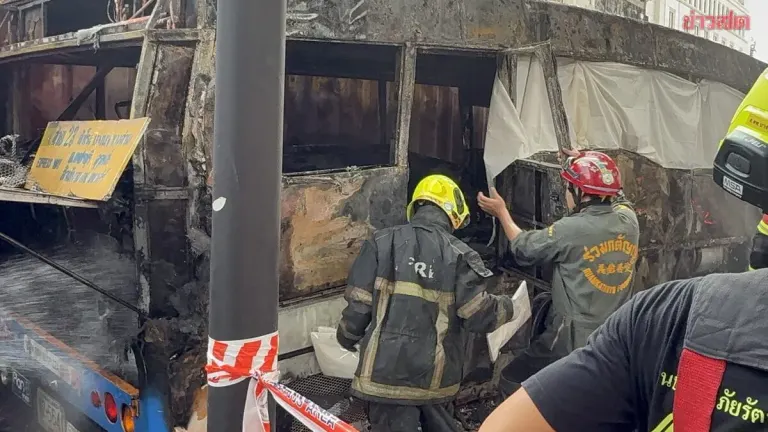 State Railway of Thailand Addresses Freight Train Collision with Bus at Asok-Din Daeng Intersection; 8 Dead, 32 Injured with Maximum Care Provided