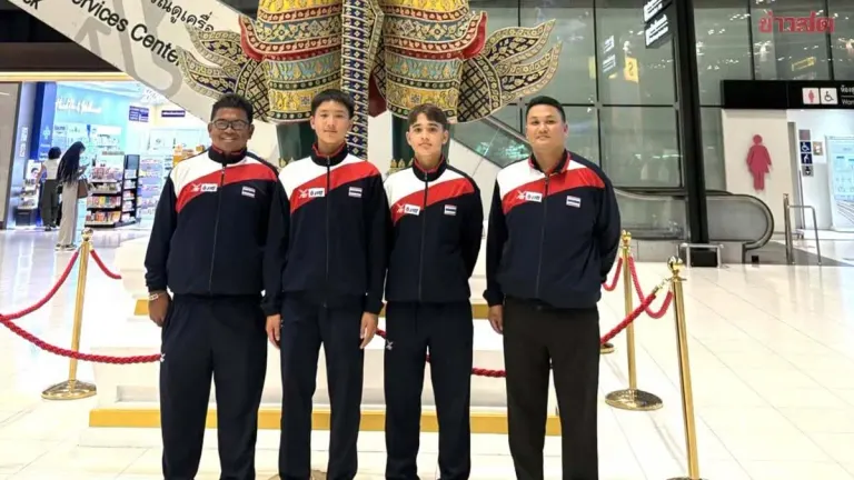 Thai Youth Tennis Team Heads to World U-14 Finals in Czech Republic