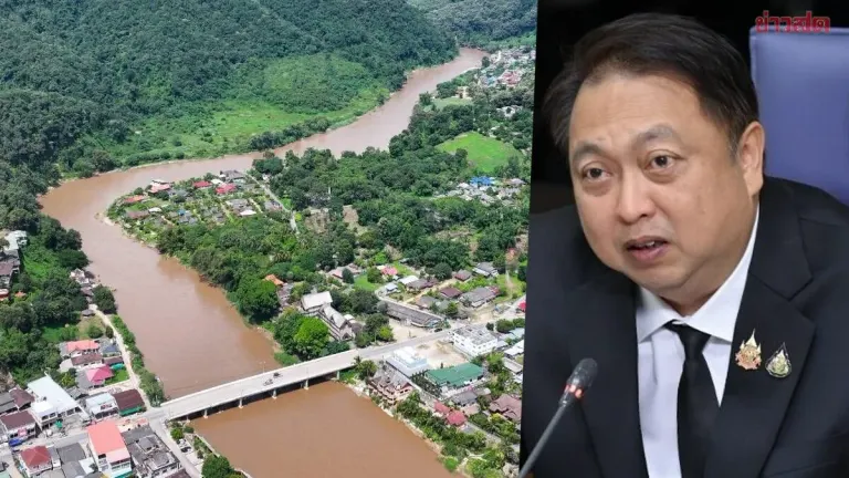 Suchart Puts Words Into Action: Orders Water Resources Department to Rush Aid to Chiang Rai Residents, Accelerates Solution to Contaminated Kok River Crisis