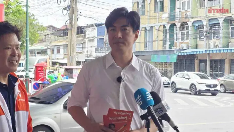 Dr. Joe Returns to Talat Phlu, Promotes Tourism Development; Clarifies 40-Baht BTS Fare, Reaffirms No Campaign Billboards