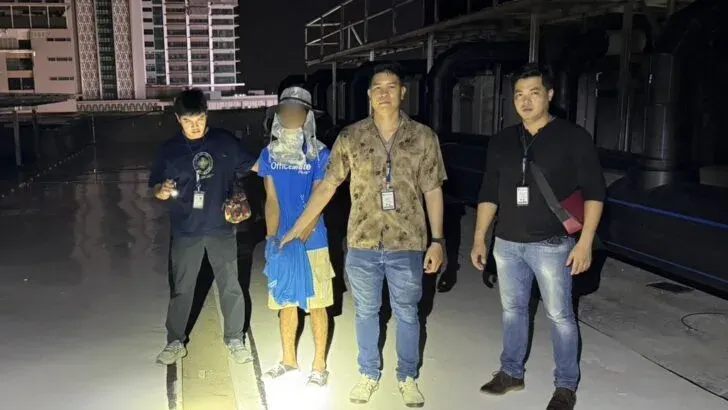 Cambodian Worker Arrested for Cable Theft at Khon Kaen Mall
