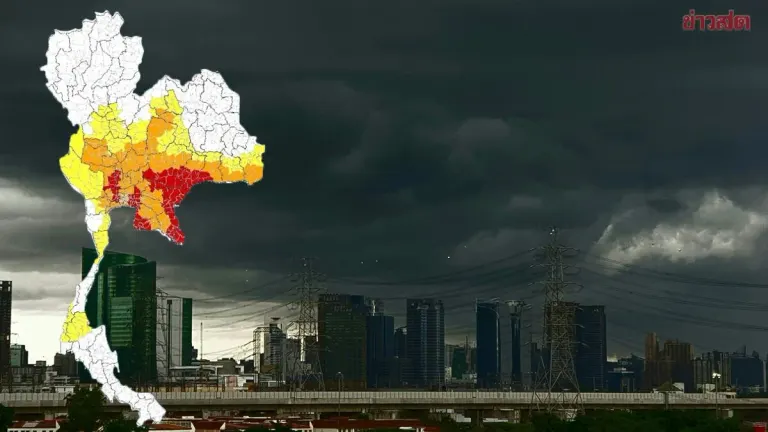 Thailand Weather Alert: Heavy Rain Warning Across Multiple Regions