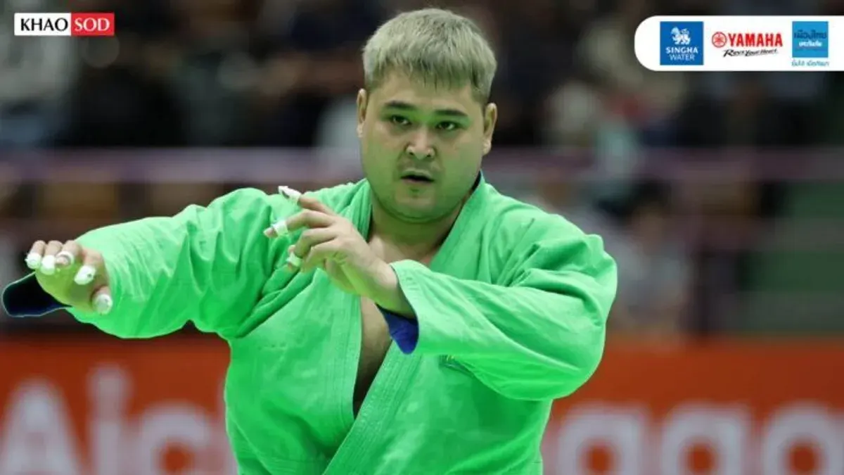 Thai Kurash Champion Kunathip Wins Second Asian Games Bronze
