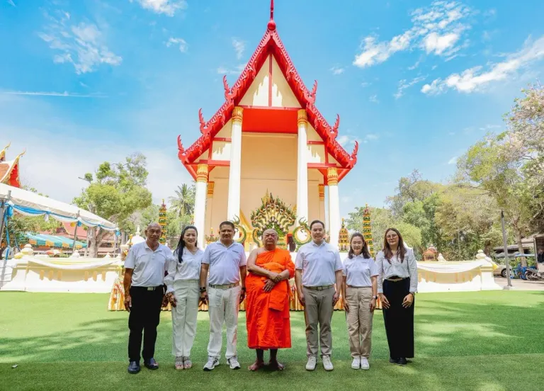 CKPower and Chas Kaengchuang Group Install Parasol Over Historic 200-Year-Old Temple Hall