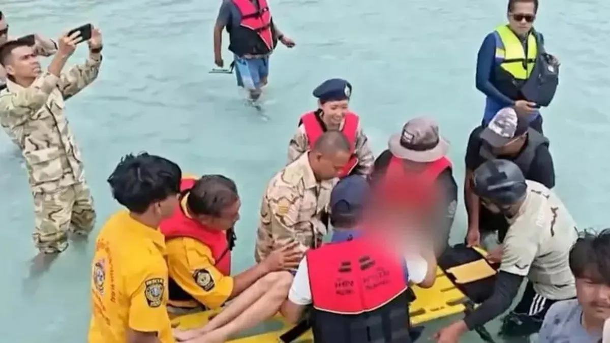 French Family Rescued After 16 Hours Adrift Off Koh Samui