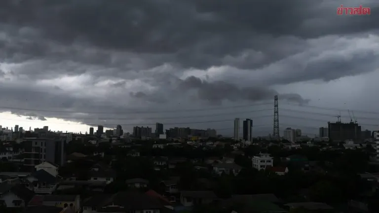 Thai Meteorological Department: Heavy Continuous Rain Today in 2 Regions Affecting 70% of Areas, Bangkok 60% Coverage—Flood and Flash Flood Warnings Issued