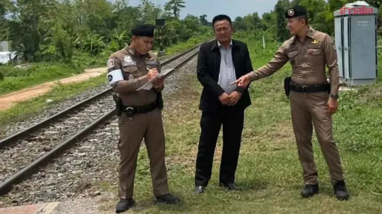 Khon Kaen Provincial Police Chief Orders Strict Controls at Railway Crossings Over Fears of Repeating Bangkok Tragedy