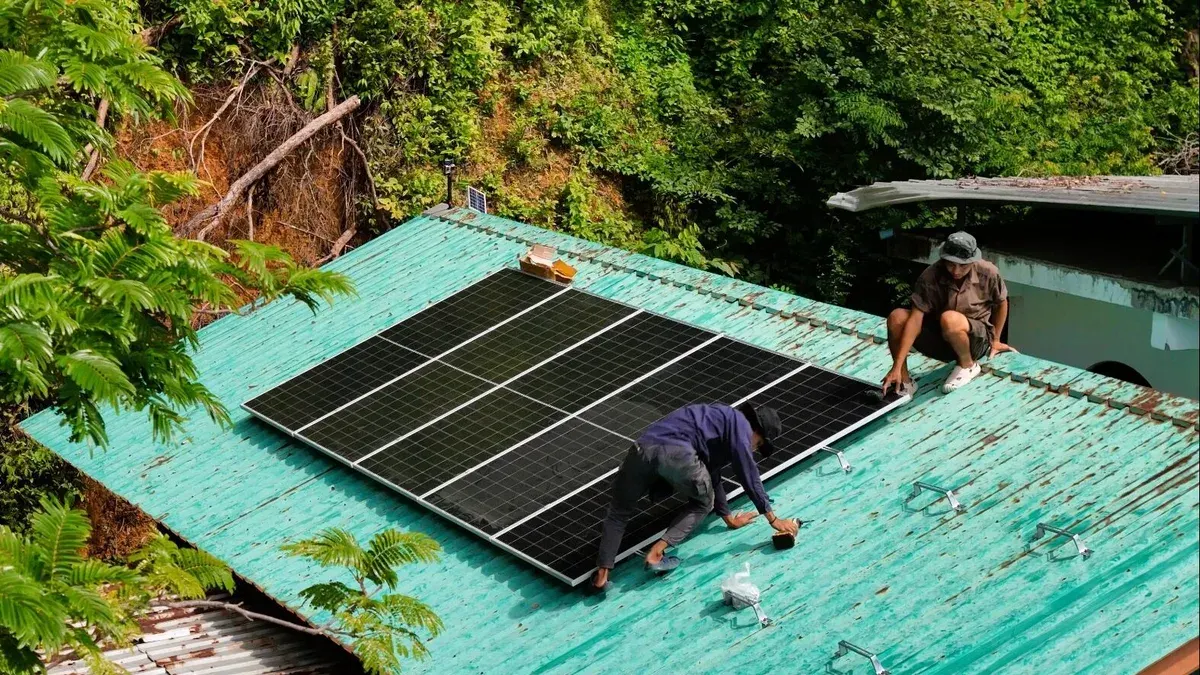 Gulf Energy Installs Solar System in Ranong Coastal Community