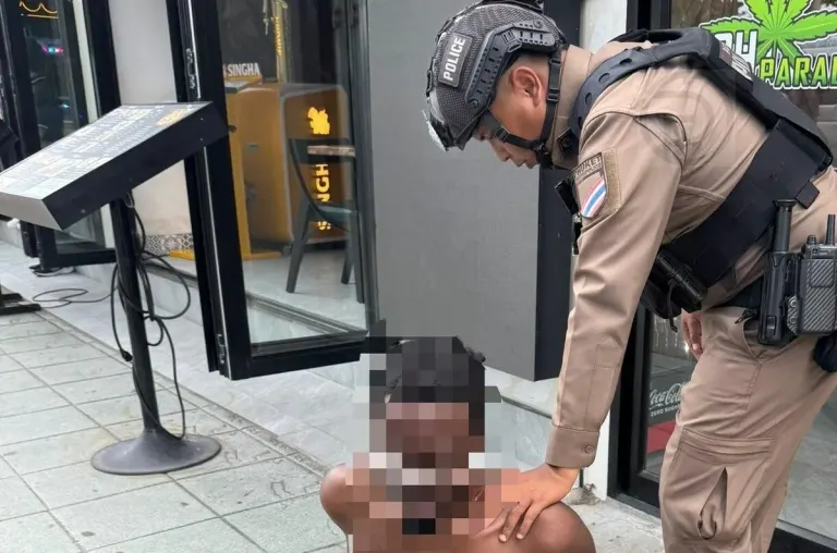 Foreigner Detained in Patong for Public Intoxication