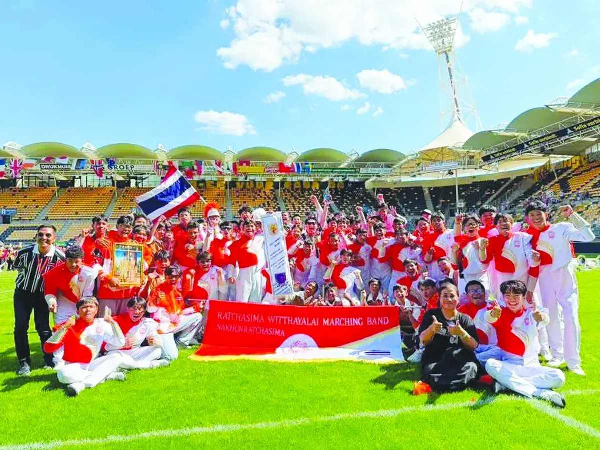 Thai School Band Wins Gold at World Music Contest