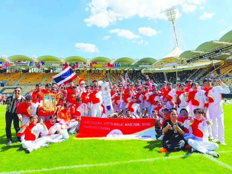 Thai School Band Wins Gold at World Music Contest