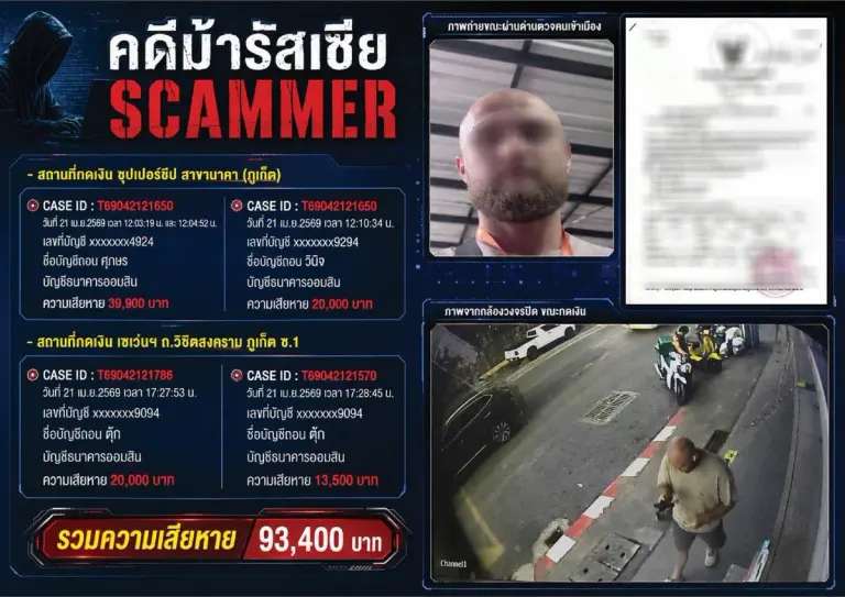 Phuket Police Bust Russian Fraud Network, Seize 5.4M Baht