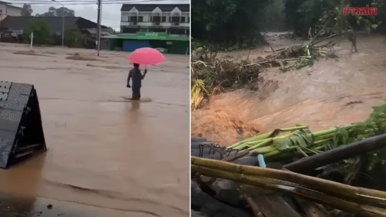 Heavy Rain Floods Pua District, Washes Out Bridge