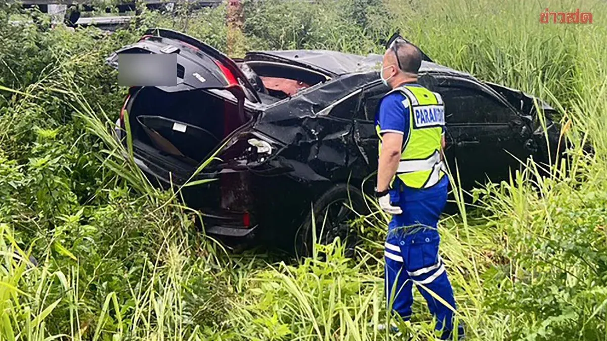 66-Year-Old Dies After Car Plunges Into Roadside Ditch