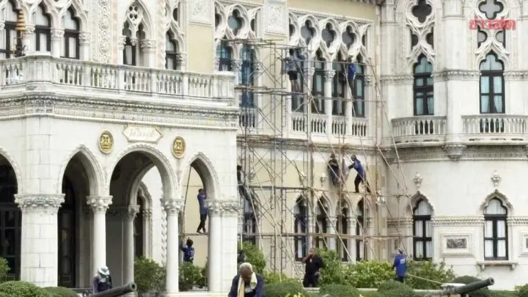 Fresh Coat for the Rainy Season: Government House Rushes Repairs to Thai Twin Towers Building During Anutin's France Trip