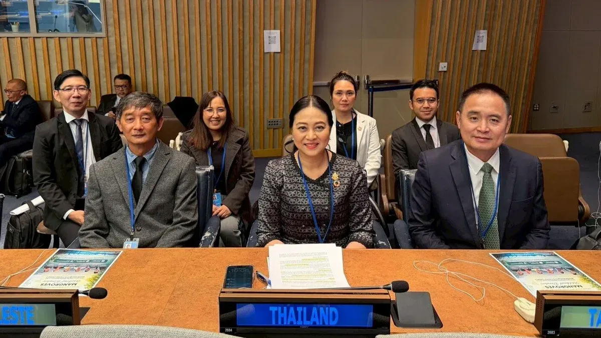Permanent Secretary leads Thai delegation to UNFF21, strengthens forest cooperation