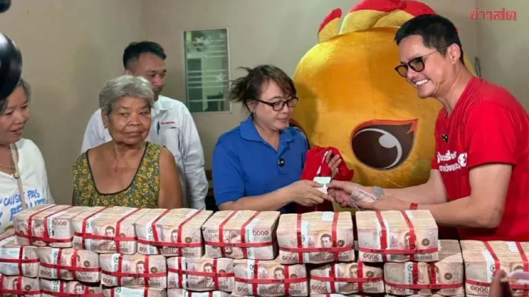 Can't Handle the Wealth: LotteryPlus Delivers 54 Million Baht in Cash to Khun Tik, Bangkok's New Millionaire