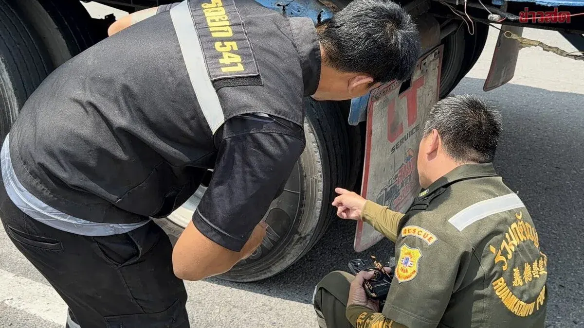Motorcyclist Skids on Sand, Falls Into Path of Truck, Fatally Crushed