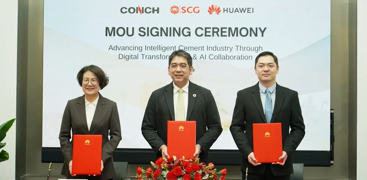 SCG Partners with Huawei and Conch to Sign MoU for AI and Advanced Process Control Development