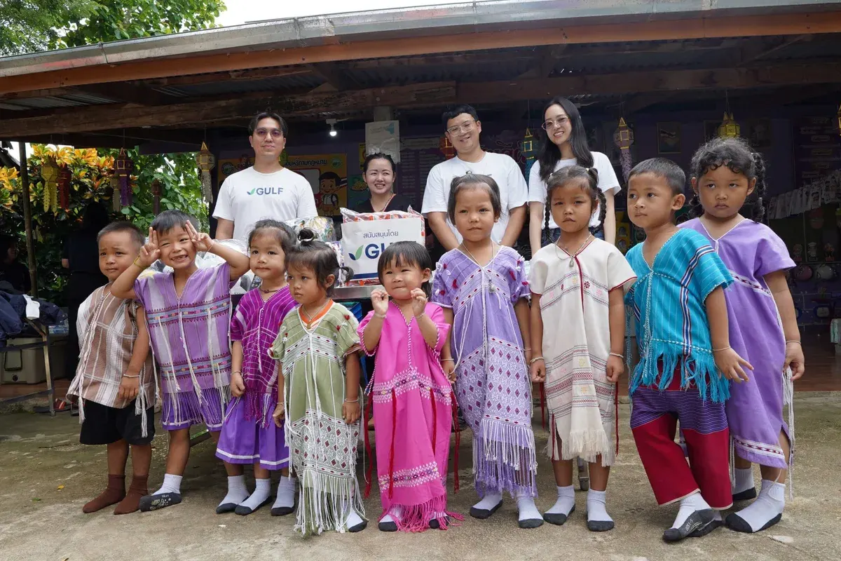 GULF Brings Solar Power to Remote Mountain School in Kamphaeng Phet