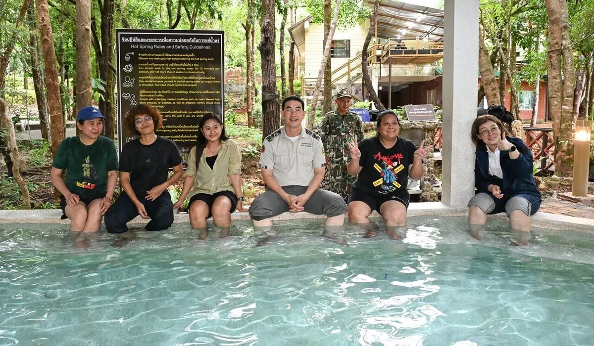 Ranong Spa Promotes Ngao Waterfall Park and Hot Springs