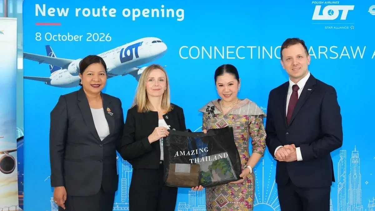 Thailand Launches Direct Warsaw-Bangkok Flights with LOT Polish Airlines