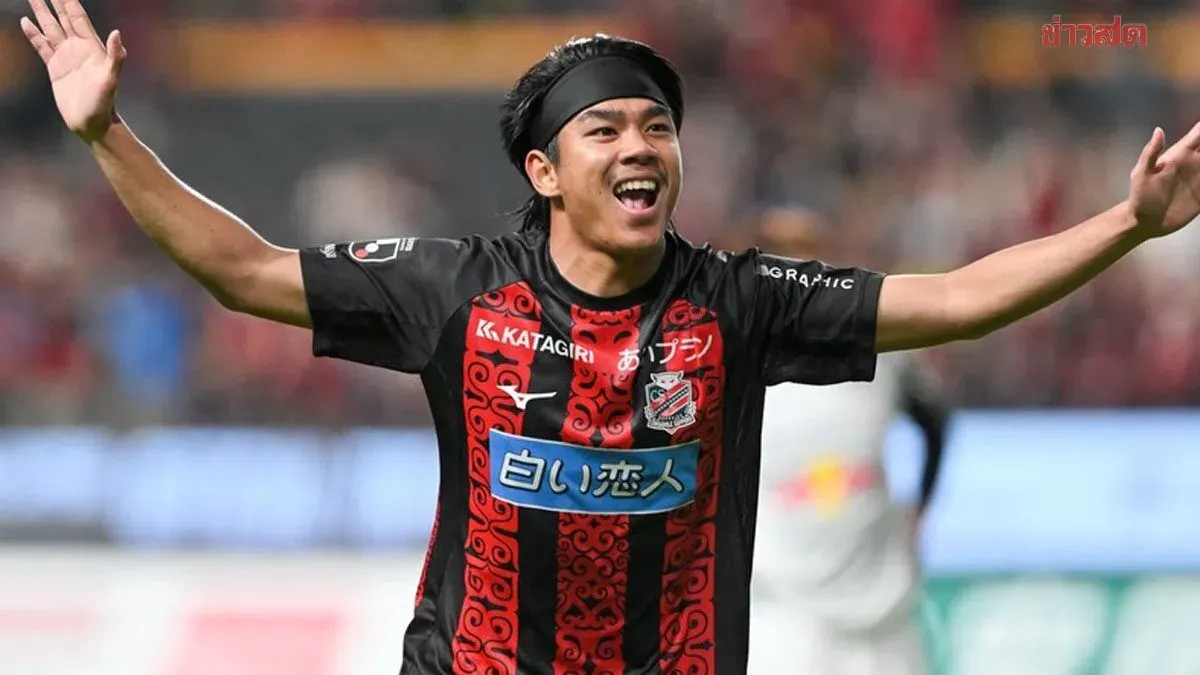 Pao – Theeraphon Delivers Two Assists as Consadole Sapporo Crushes Fukushima United 3-0