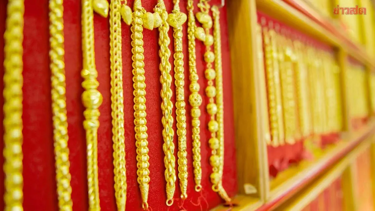 Gold Prices Rise 100 Baht Per Gram Today