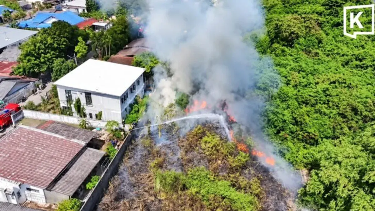 Wildfire Contained Near Homes in Sattahip