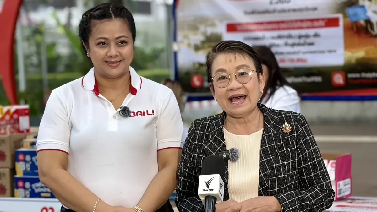 Foundation Provides Snacks, Milk to Flood Victims via Thai PBS