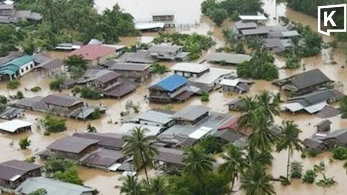 Thailand Issues Flood and Landslide Warning for 54 Provinces