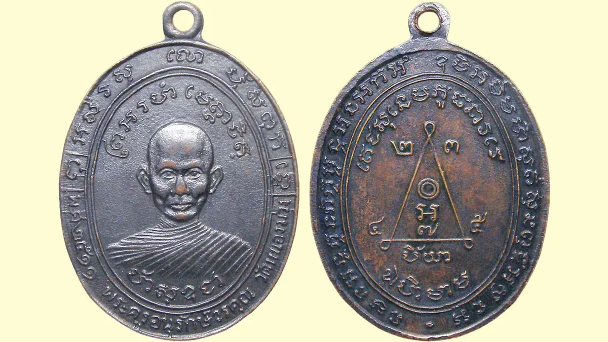 Revered Monk Creates Iconic Amulets From Thai Temples