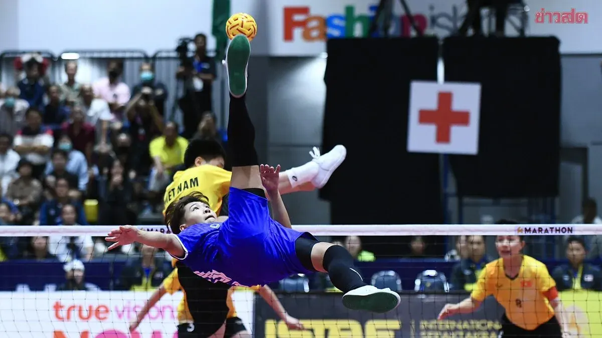 Thai Women's Sepaktakraw Team Wins King's Cup Championship