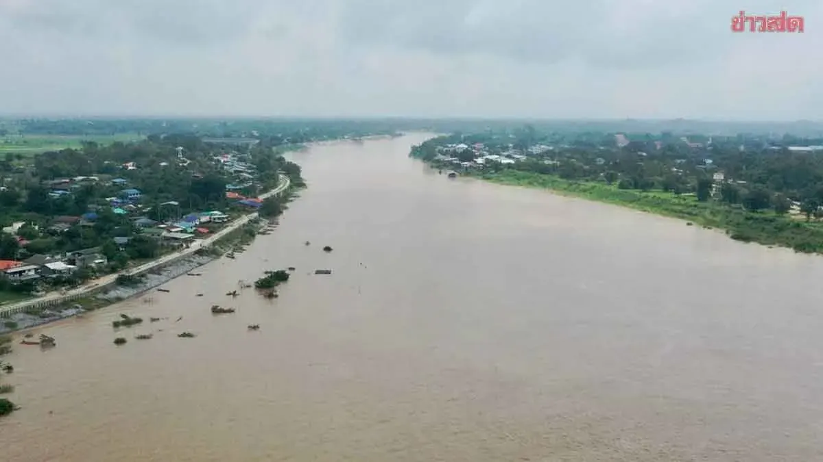 Authorities Warn of Rising Water Levels in Chao Phraya Basin