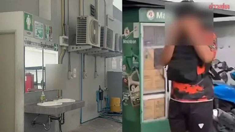 Woman Traumatized After Being Secretly Filmed in Gas Station Restroom in Sathorn Area, Now Afraid to Use Public Bathrooms Alone