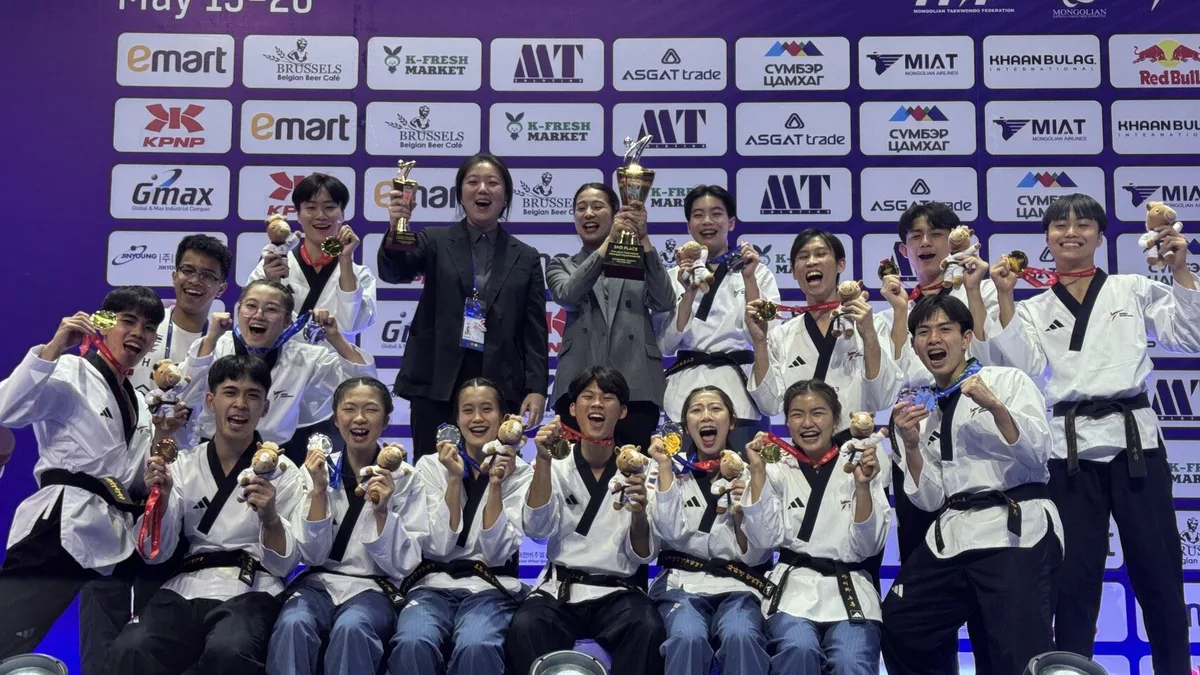 Taekwondo Poomsae Team Closes Out with 2 Gold, 3 Silver, 1 Bronze at Asian Championships, Eyes World Title Next