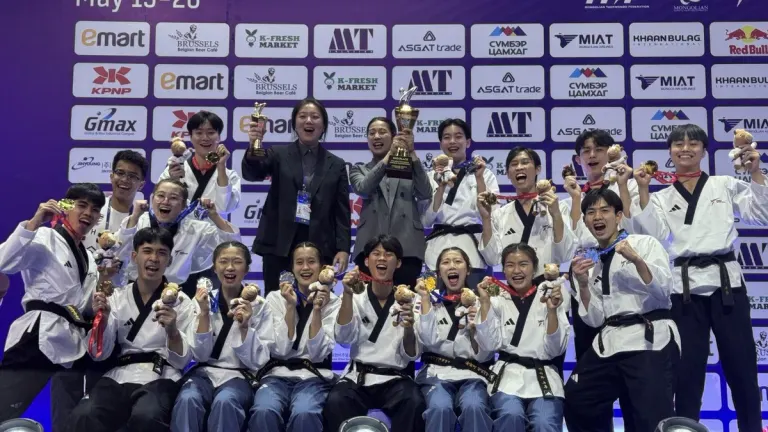 Taekwondo Poomsae Team Closes Out with 2 Gold, 3 Silver, 1 Bronze at Asian Championships, Eyes World Title Next