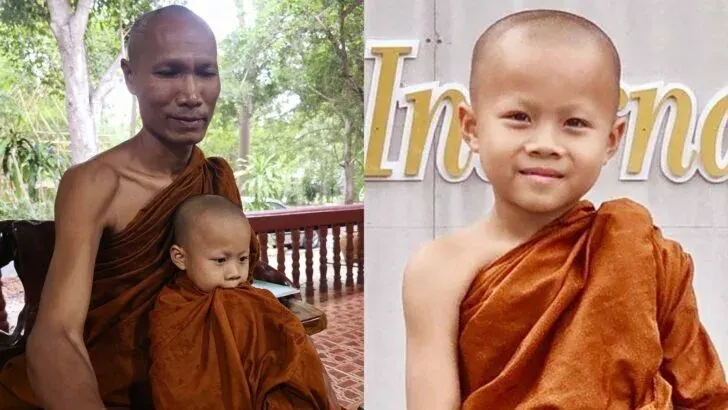 Seven-year-old novice monk enters Patimokkha recitation contest, eyes national record